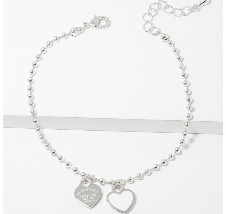 Heart Charm Bracelet