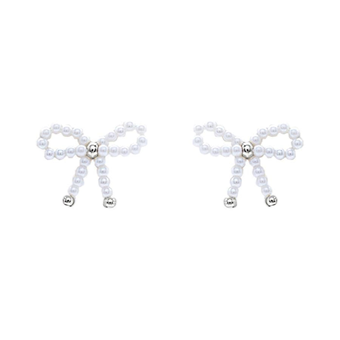 Bow Pearl Earrings