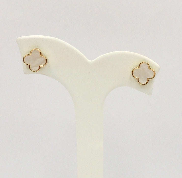 White Charm Earrings