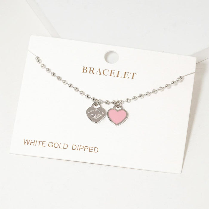 Heart Charm Bracelet